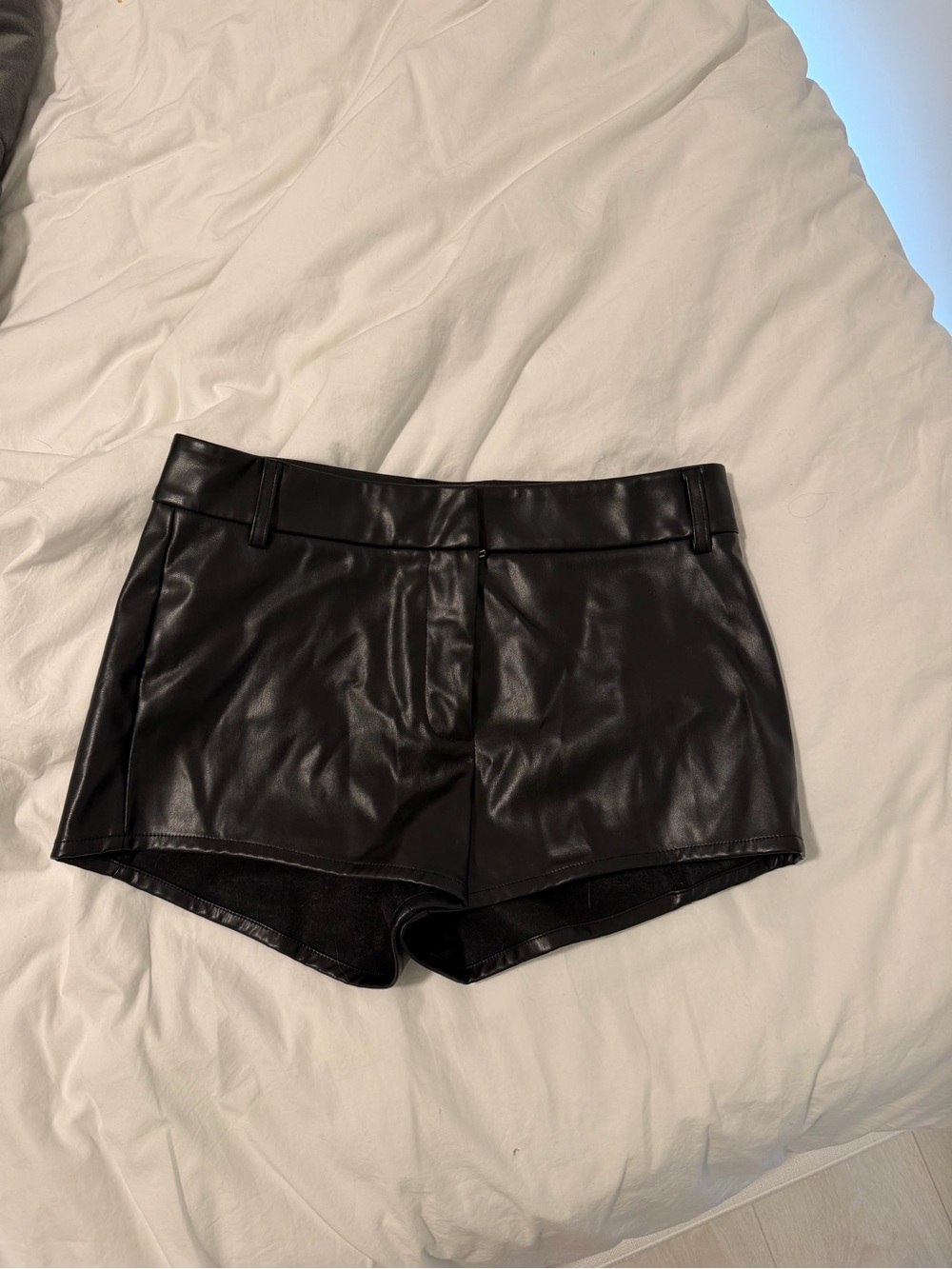 Superdown Leather Shorts